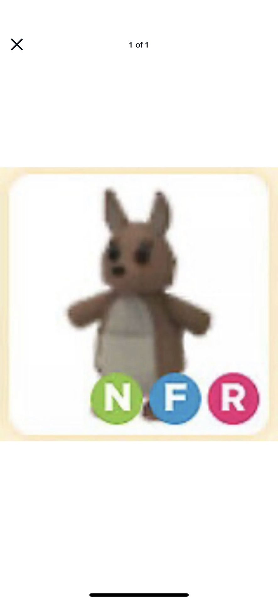 Neon kangaroo from adopt me roblox
