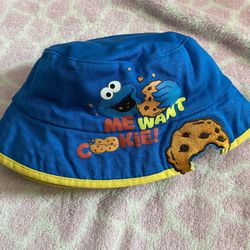 Sesame Street Cookie Monster Sun Bucket Hat Baby Boy 9-12 Months 