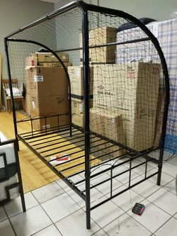 Twin soccer goal bed