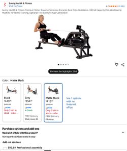 Fitness Rower - Rowing Machine