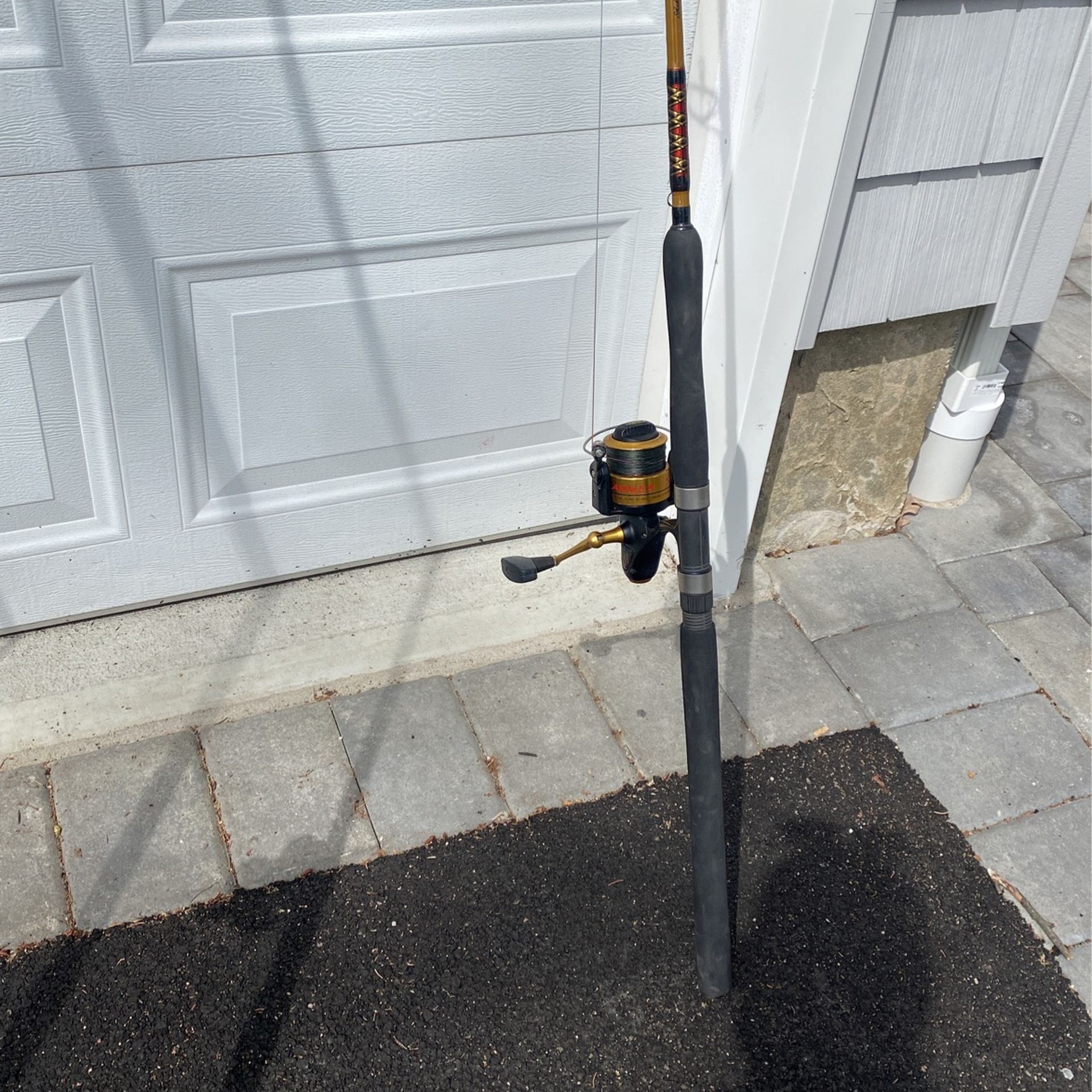 Fishing Rod Feel Penn slammer 560 Shakespeare Tiger Lite Combo