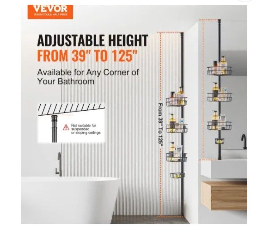 Shower Corner Caddy Tension 