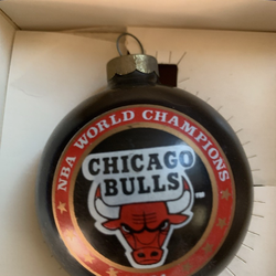 1991 Chicago Bulls Christmas Ornament NBA World Champions Finals Topperscot USA