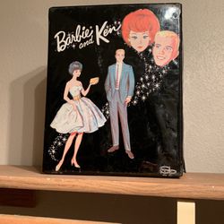 Vintage Barbie And Ken 1960’s Trunk Case Kids Doll