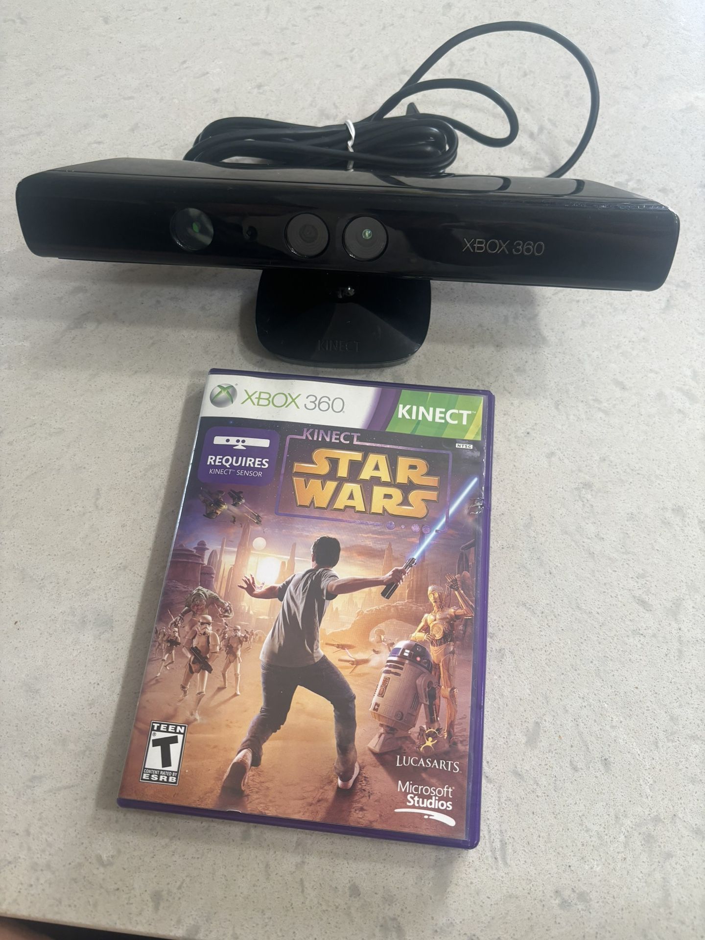 Xbox 360 Kinect Sensor Bar With Game