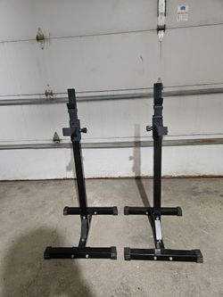 Adjustable Bench Press and Squat rack