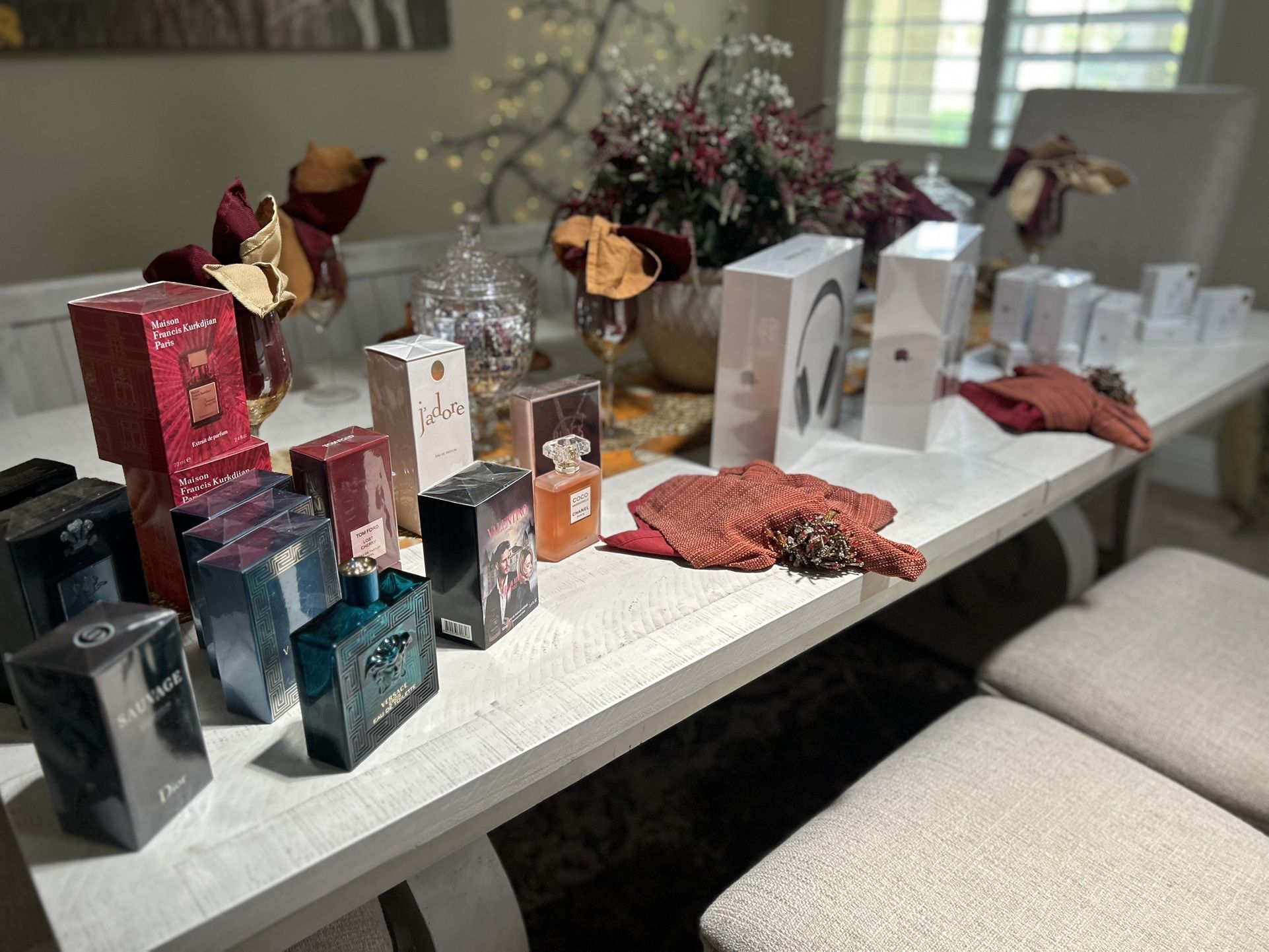Cologne / Perfume & Apple Headphones