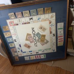 Pre Loved Framed Monopoly Game