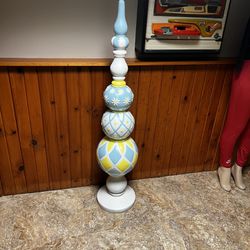 Colorful Column Easter Staging Display