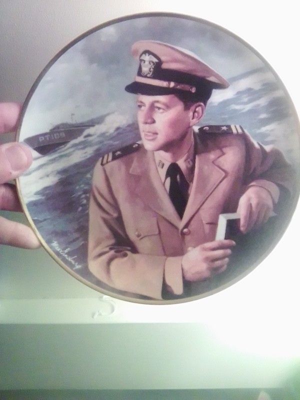 RARE JFK FRANKLIN MINT LIMITED EDITION PLATE LIKE NEW 