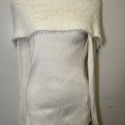 Elegant new women's Fuzzy sweater.Size L. $40.