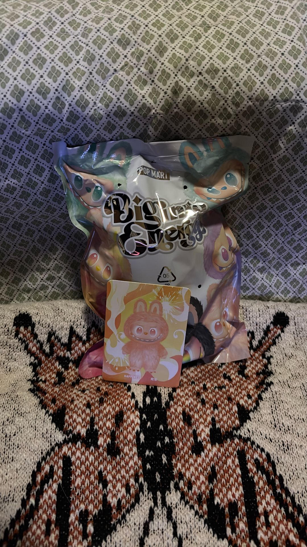 Pop Mart Labubu The Monsters Big Into Energy Series Happiness