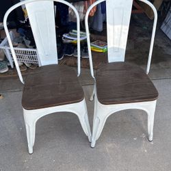 Sturdy Metal Stackable Blair’s With Seat Cushion 