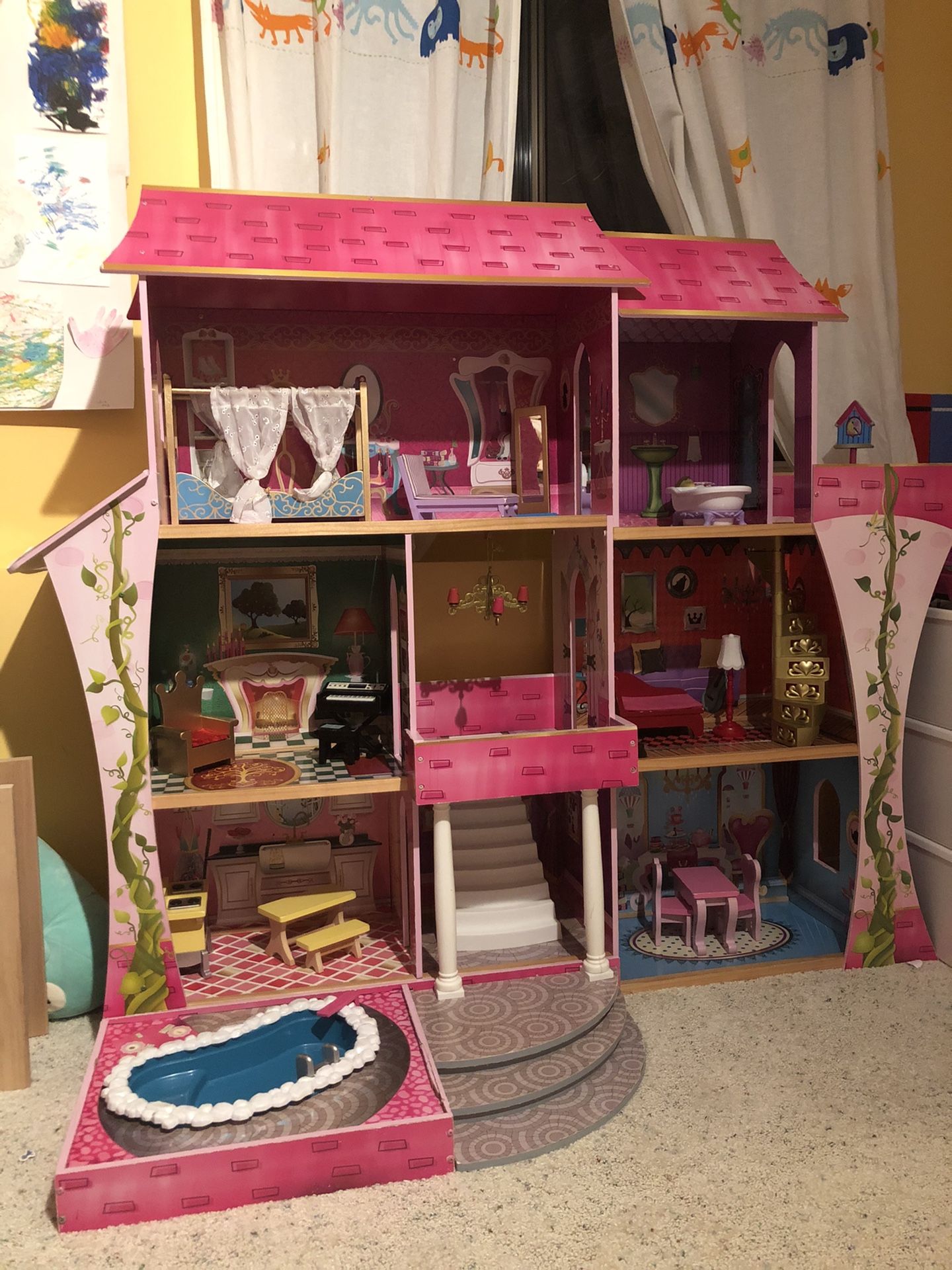 Kid Kraft Wooden Barbie House