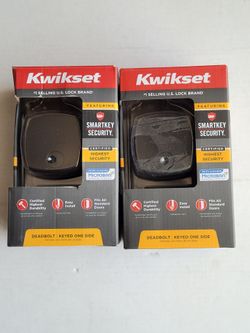 Kwikset midtown matte black smartkey Deadbolt