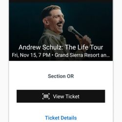 Andrew Schulz Tickets Reno 11/15