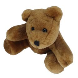 VINTAGE BROWN CUBBIE TEDDY BEAR STUFFED PLUSH ANIMAL