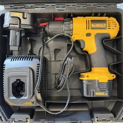 Dewalt Drill With Drill Bit/Screw Bit Set