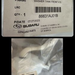 OEM 2010-2014 Subaru Legacy Outback Windshield Washer Fluid Reservoir 86631AJ01B
