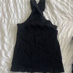 Black Cross Top