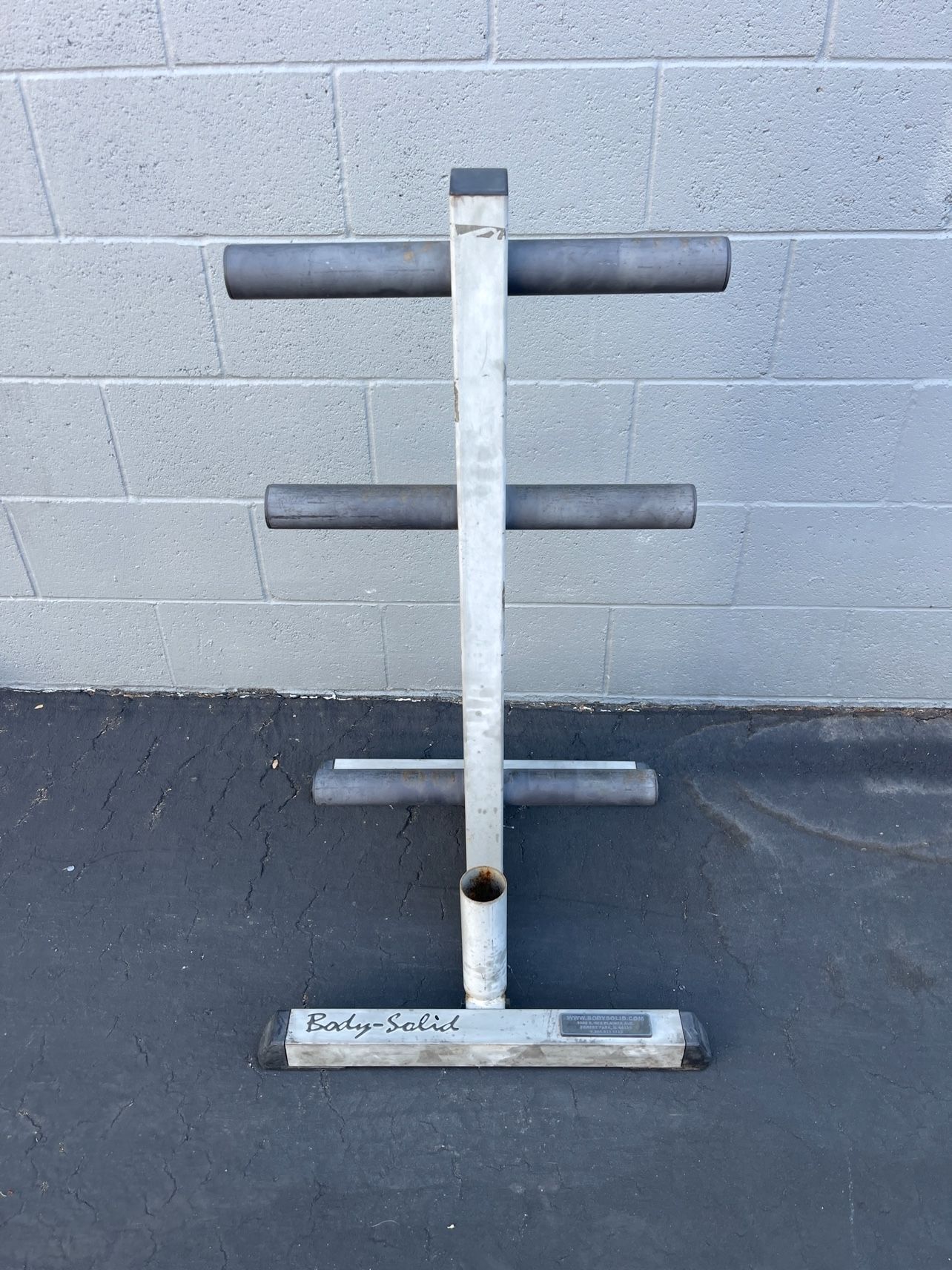 Body Solid 6-Post Olympic Weight Tree and Bar Holder… Home Gym Fitness…. $50 Price is Firm!!!!