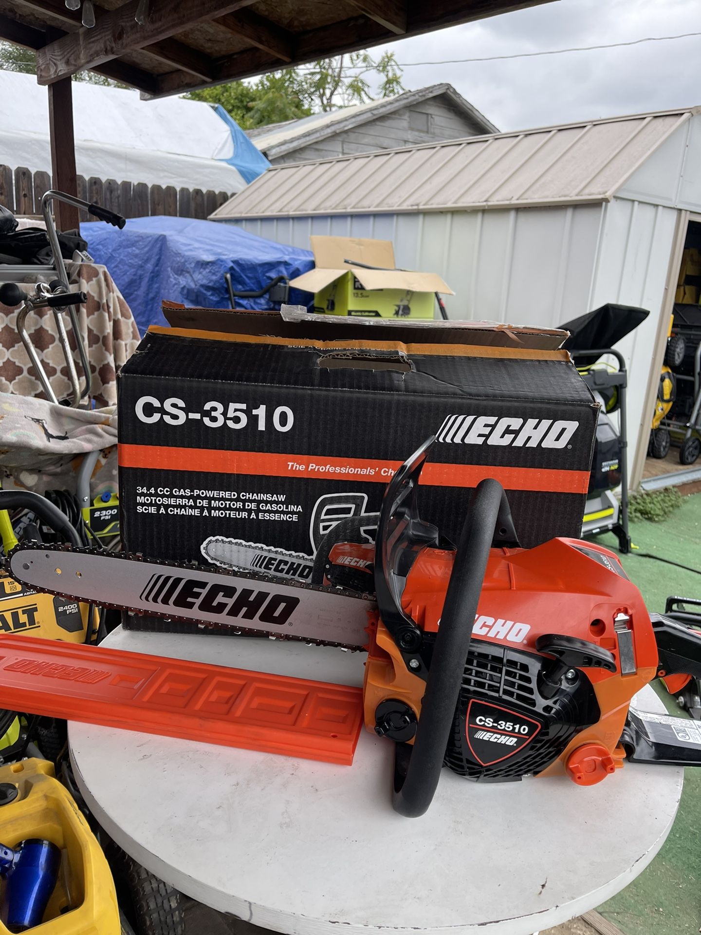 ECHO 16 in. 34.4 cc Gas 2 Stroke Engine Rear Handle Chainsaw