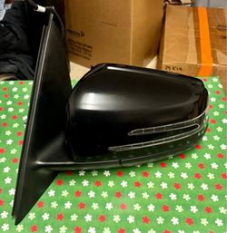 2014 Mercedes-Benz C350 Left Driver Side Mirror Black W Auto Dim A(contact info removed)
