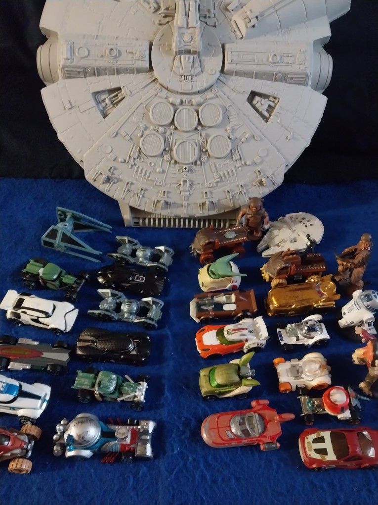 Starwars Hotwheels Figures x29 Mint 