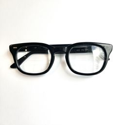 Vintage 1970's Romco "USS" Military Official G.I. Glasses Black