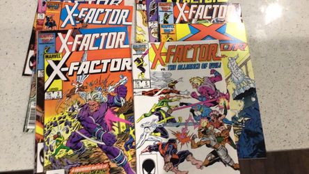 Vintage 1990’s x- factor comic books lot of 10