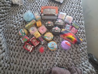 Large Lot of Squishy Toys and Dumplings