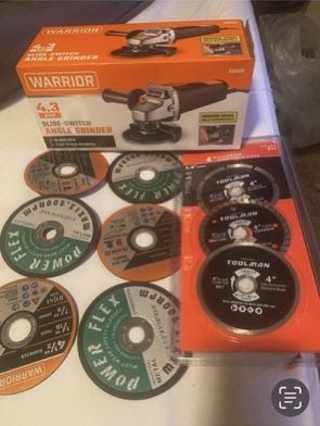 Slide Switch Angle Grinder 6 Blades Metal 3 Blades Tile New