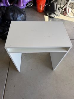 White Desk / Side Table – $25