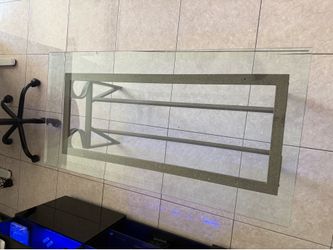 Glass top Coffee table with stand