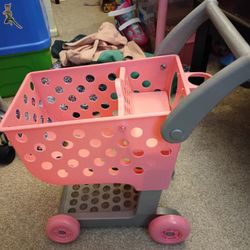 Perfectly Cute Pink Shopping Cart