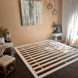 King Size Platform Bed Frame 