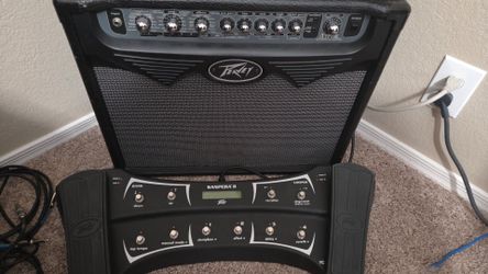 For Sale guitar amp and foot board