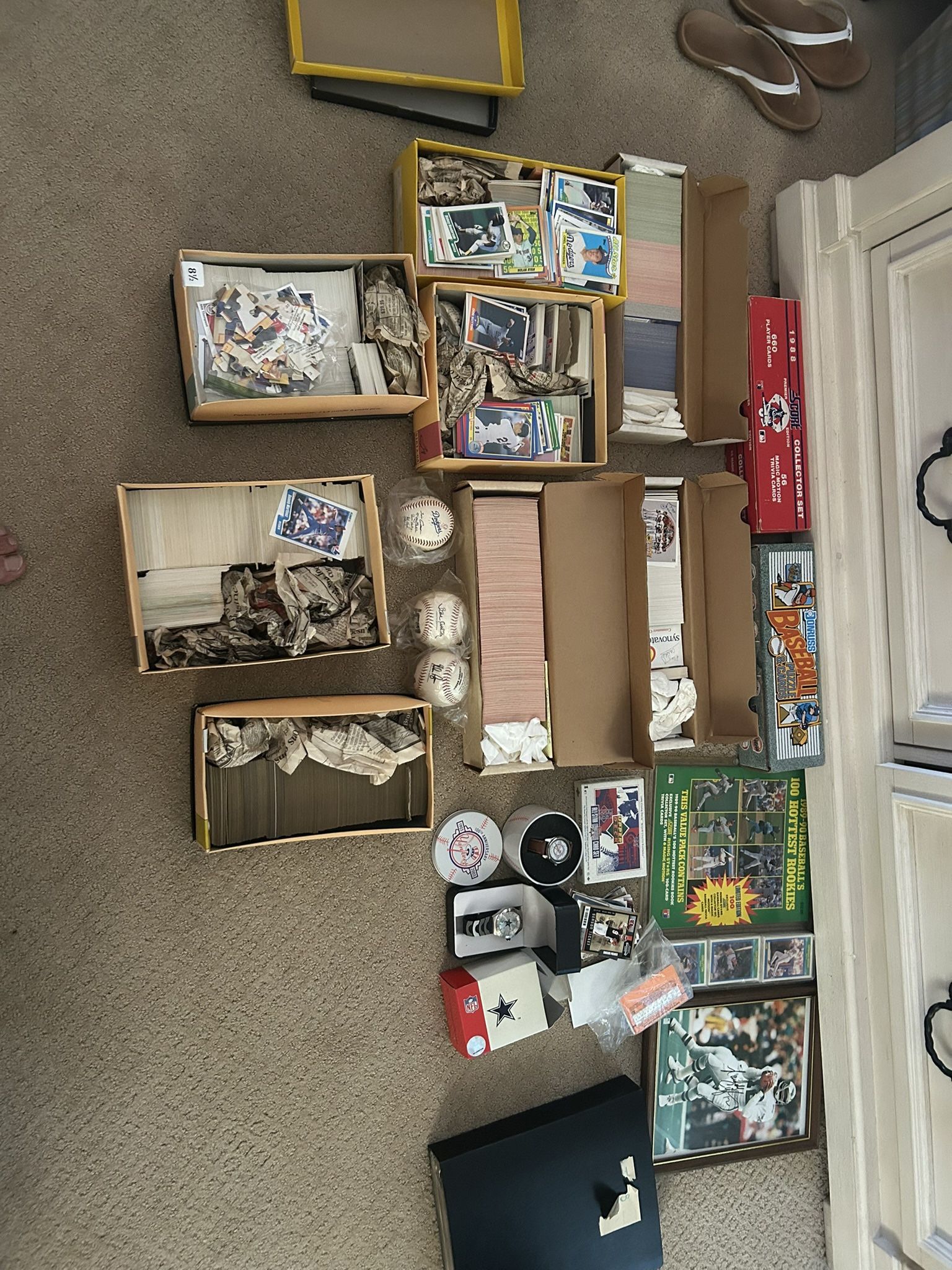 Baseball Cards, Baseballs..and Watches