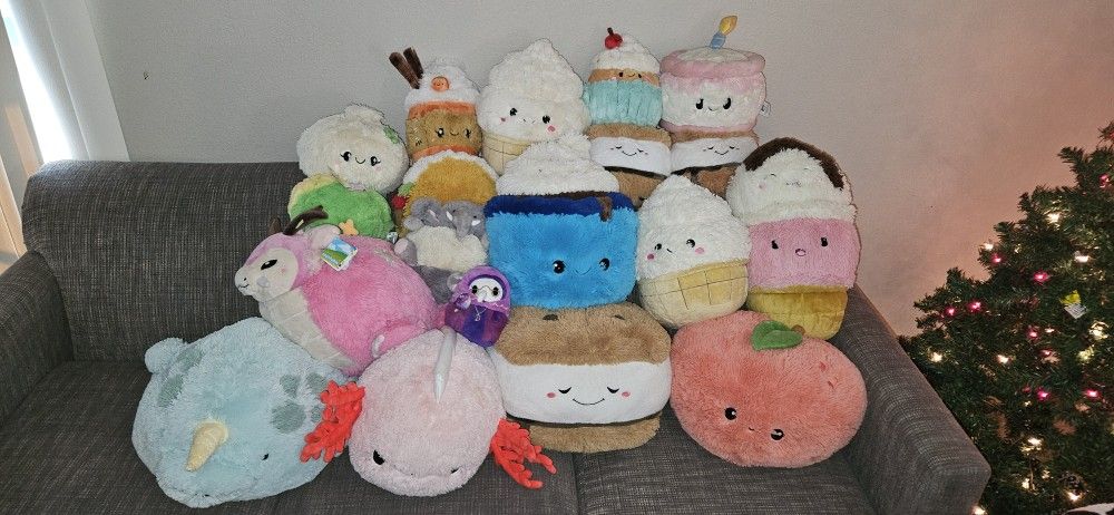 LARGE Squishable Plush Collection - 19 Total- ☆Resellers Dream!☆