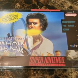 SNES International Tennis Tour Sealed