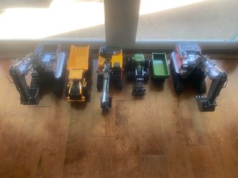 RC truck Construction Vehicle and Tractor Toy Lot