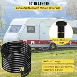 New 50 Foot Heavy Duty 50 Amp Extension 