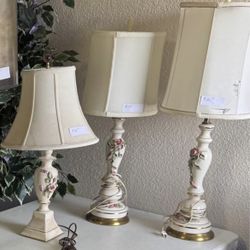 Various Antique Looking Lamps
