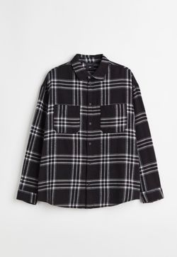 Oversized Fit Twill Shirt