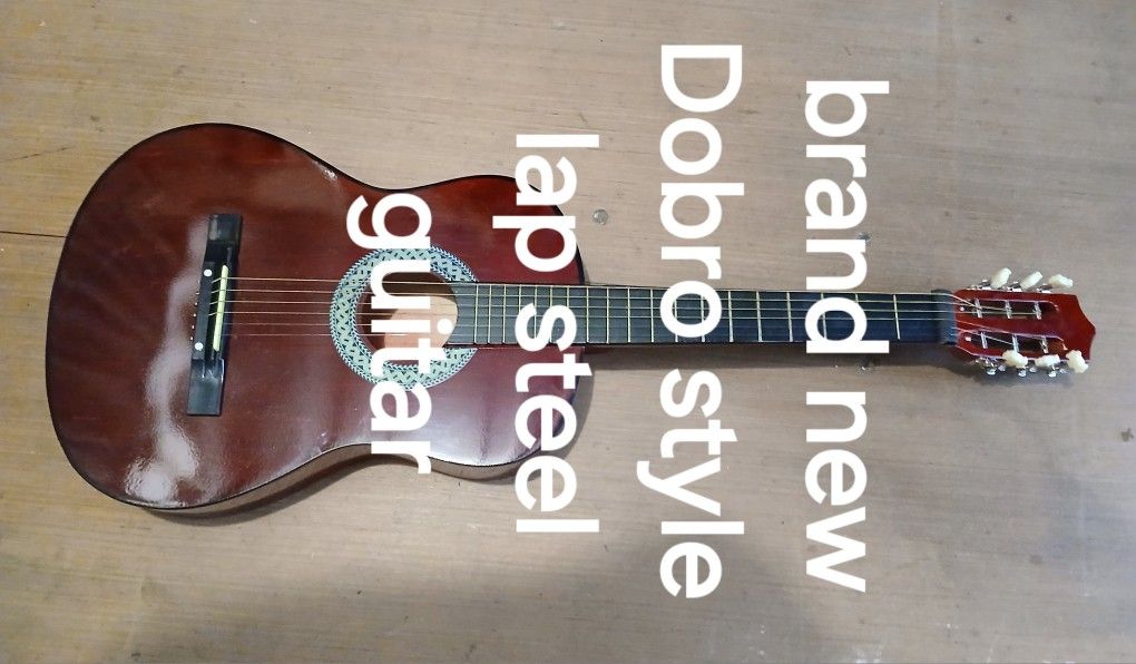 Brand New Starter Dobro Style Lap Steel Guitar, Great For Learning On 