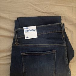 Old Navy Rockstar Jeans Super Skinny Size 16