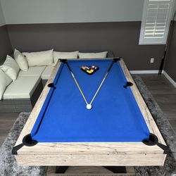 American Legend Pool Table – Excellent Condition + Balls & Cues – $650 