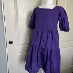 Purple Midi Women’s Dress