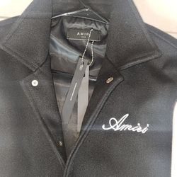 New genuine Amiri Bones varsity Jacket size Large 