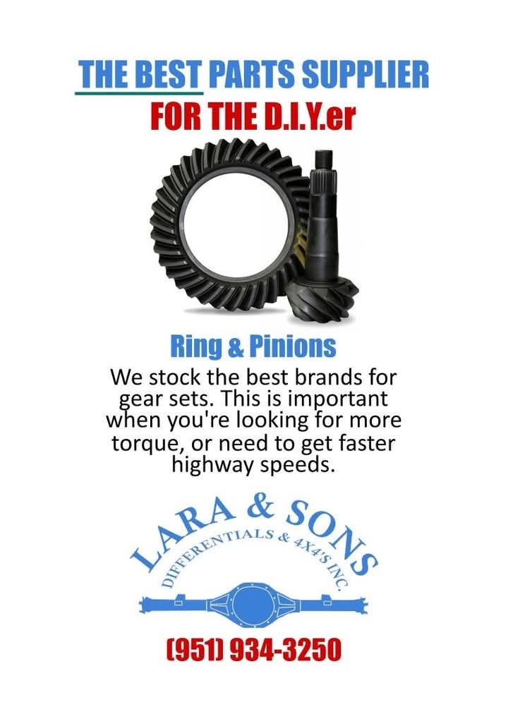 Ring & Pinions For GM, Ford, & Dodge